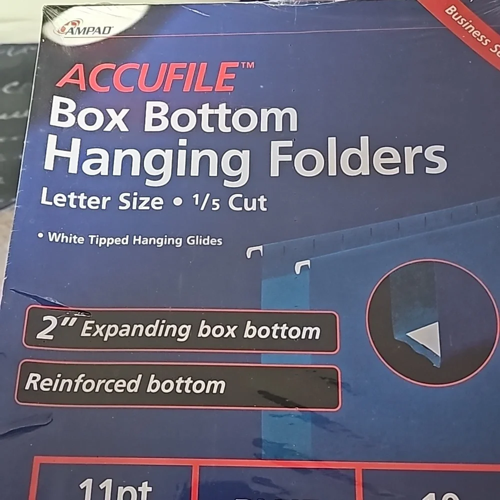 Set of 10 hanging folders